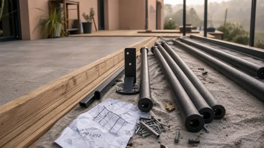 Quel garde-corps choisir pour une terrasse Brico Dépôt : aluminium, bois ou bois et métal ?