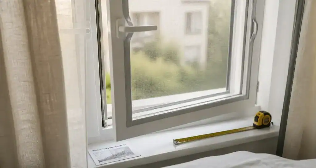 Moustiquaire aimantée fenetre sans perçage, fenêtre PVC