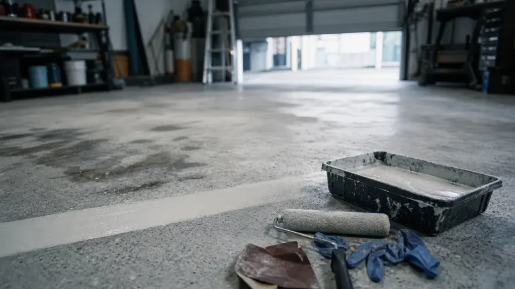 Peinture pour le sol : le mauvais choix s’use vite, le bon tient sur béton, garage ou terrasse