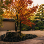 Plantes pour jardins japonais : érable du Japon, bambou et graviers