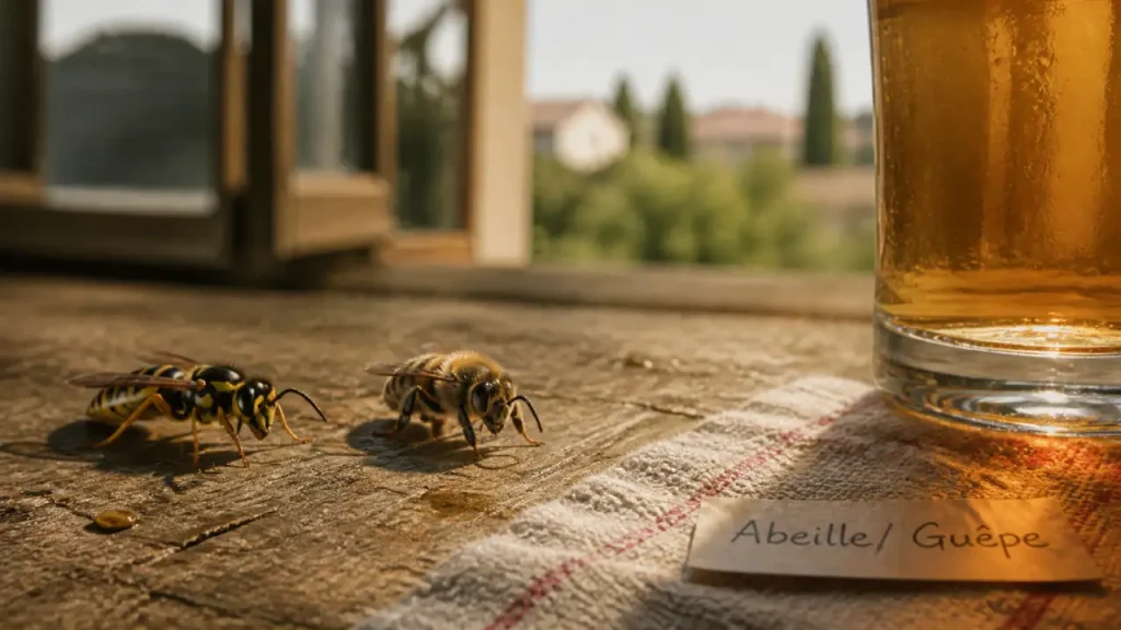 Abeille ou guêpe ? Corps velu, taille fine et dard : les repères qui font la différence