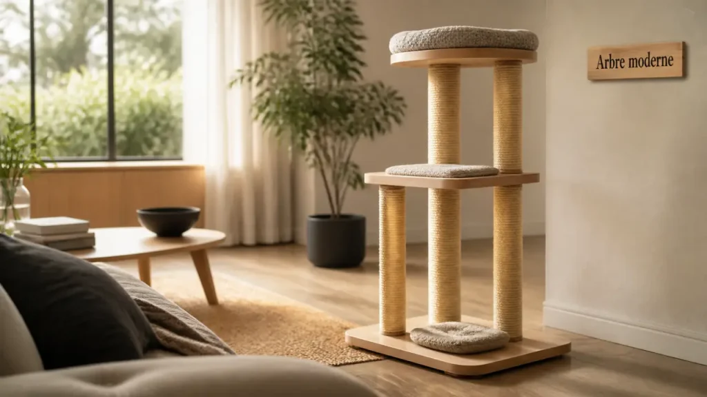 Un arbre à chat moderne peut-il être beau, stable et adapté à votre chat ?