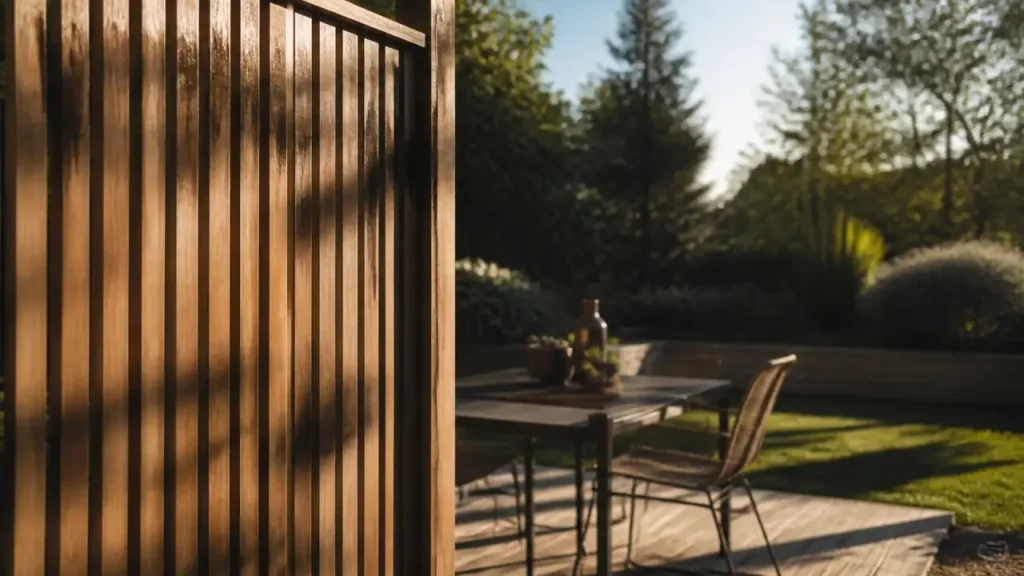 Claustra pour jardin : choisir entre bois, aluminium et composite selon l’occultation