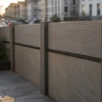 Clôture anti-bruit jardin pleine, base fermée sans jour, panneaux denses