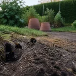 Nid de bourdon dans la terre que faire : bourdons près du trou