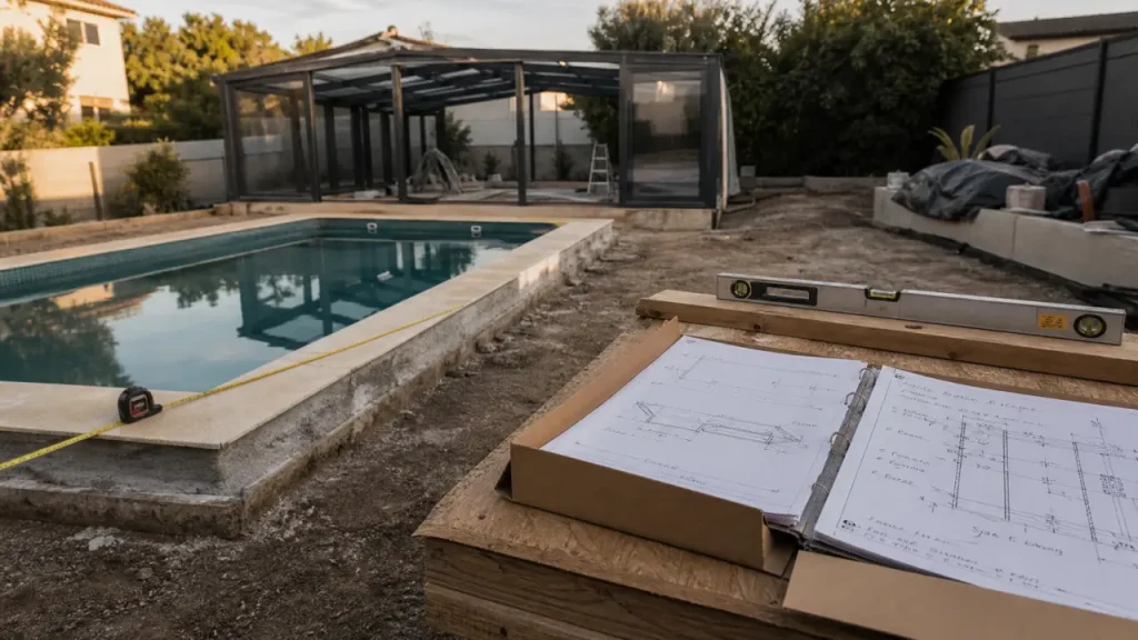 Piscine semi-enterrée : 10 m², 100 m² et 1,80 m à vérifier avant de creuser