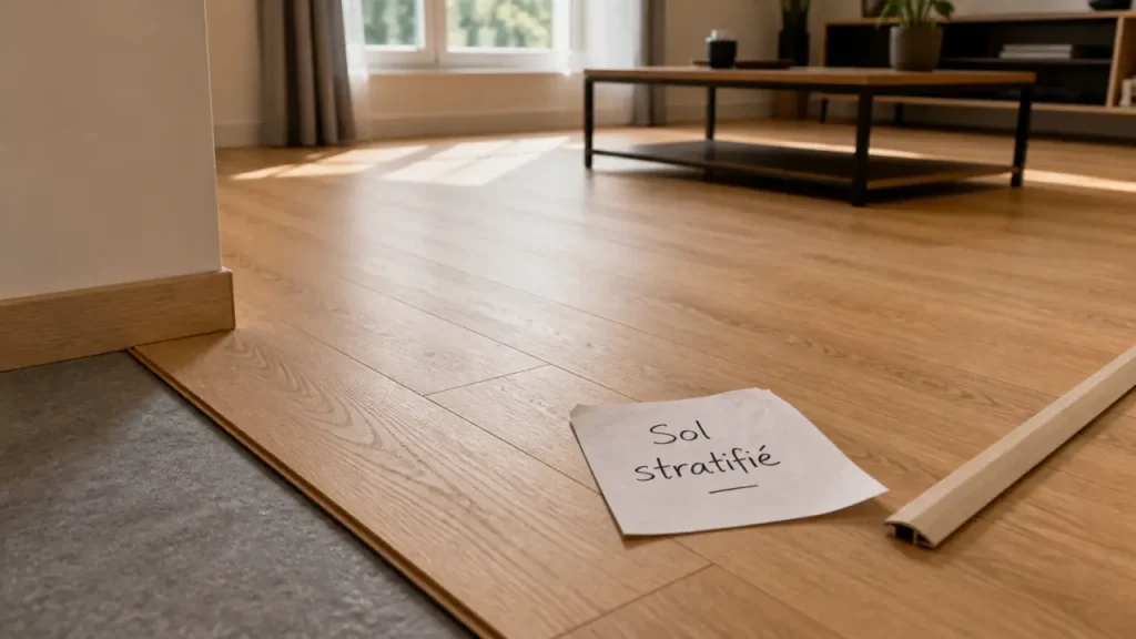 Revêtement de sol stratifié : 8 mm, pièces humides et budget à ne pas sous-estimer