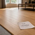 Revêtement de sol stratifié 8 mm en pièce humide, chêne clair