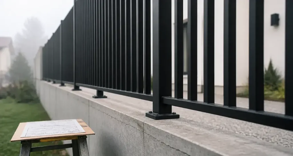 Clôture aluminium sur muret : ajouré ou plein, à visser ou en applique ?