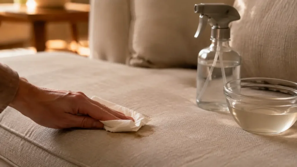 Pipi de chat sur canapé ou tapis : tamponner, neutraliser et éviter la récidive
