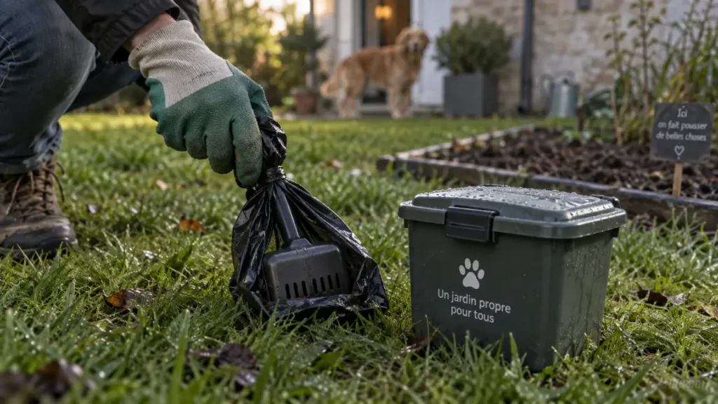 Crottes de chien dans le jardin : pourquoi la pelouse n’est ni une poubelle ni un compost